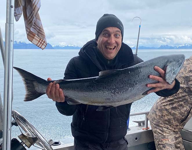 Salmon Fishing in Seward, Alaska